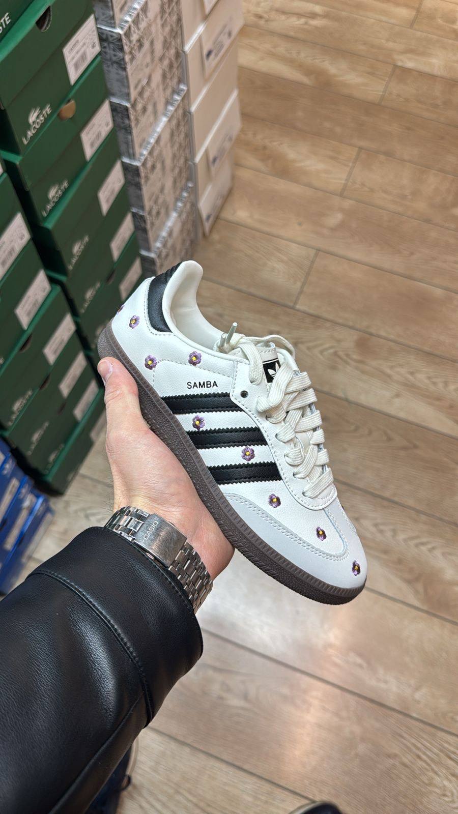Adidas Samba Flowers Premium💎 Белые